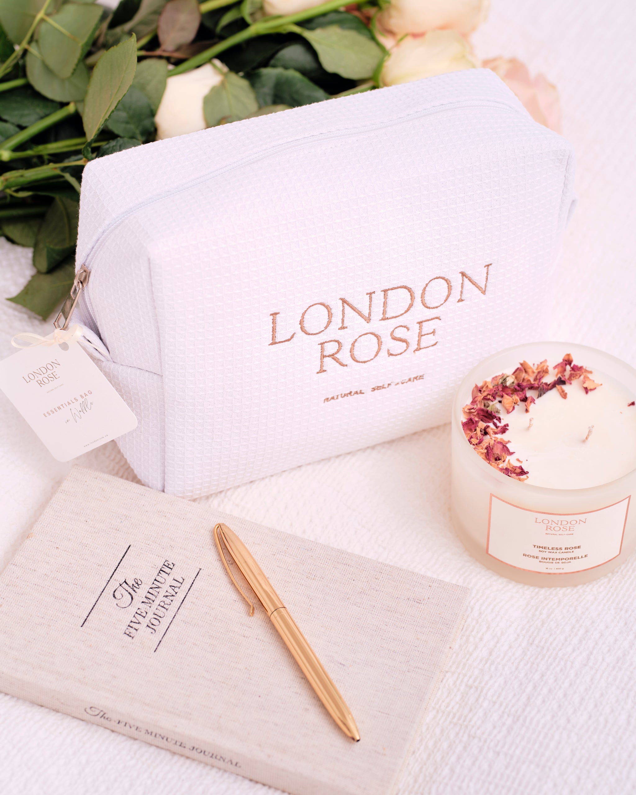ESSENTIALS BAG IN WAFFLE | LONDON ROSE